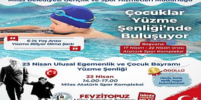 Milas Belediyesi, 23 Nisan’da Çocukları Havuzla Buluşturacak