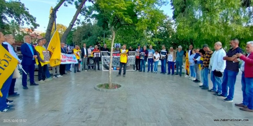 10 Ekim Gar Katliamı,  Milas’ta Anıldı