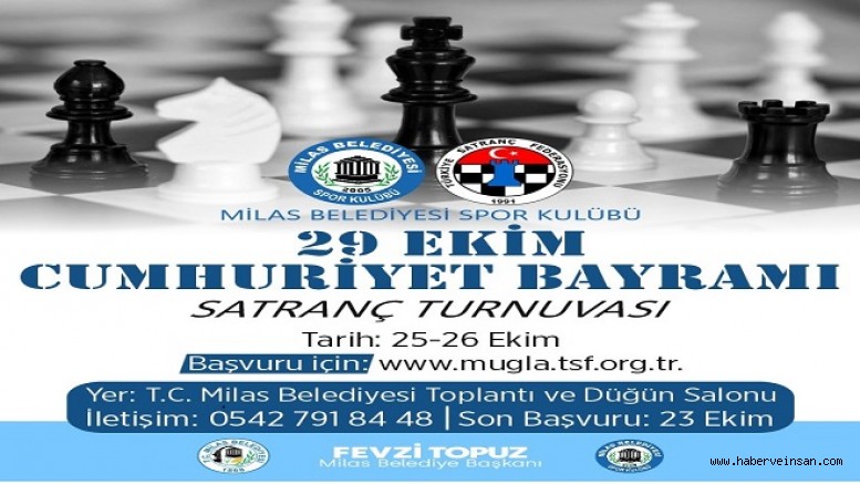 29 Ekim Cumhuriyet Bayramımıza Özel Satranç Turnuvası İçin Kayıtlar Başladı