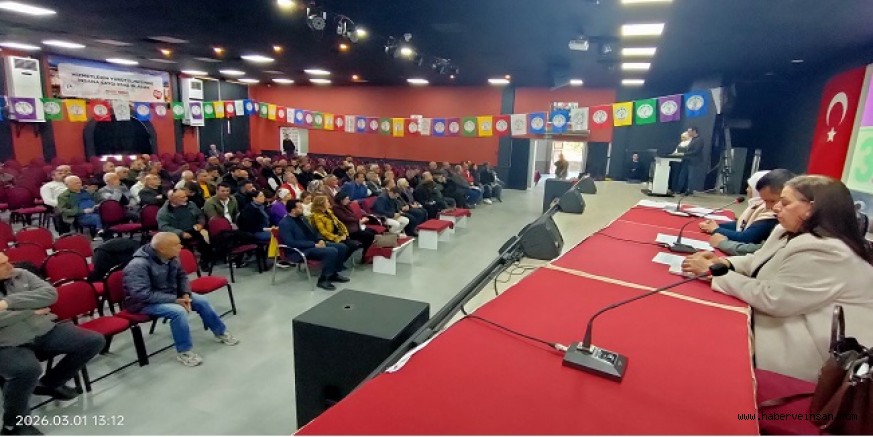 DEM Parti Milas İlçe 3. Olağan Genel Kurulu Yapıldı; Yeni Yönetim Oluştu