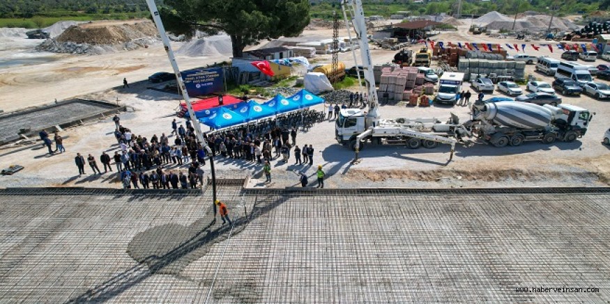 Fen İşleri Müdürlüğü Binasının Temeli Atıldı