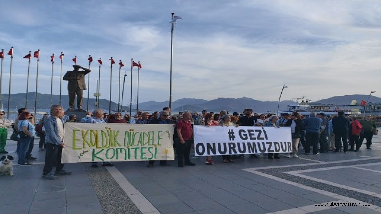 Gezi Kararı, Marmaris’te Protesto Edildi