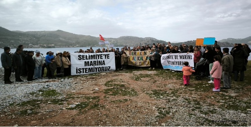 Köyden yükselen tek ses: “Selimiye’de marina istemiyoruz!”
