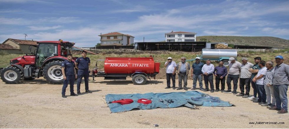 ABB’den Kırsal Mahallelere Yangın Söndürme Tankeri