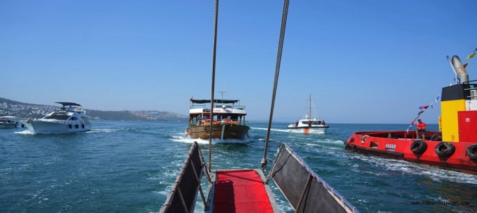 DENİZ ŞEHİTLERİMİZ ANISINA MAVİ SULARA ÇELENK BIRAKILDI
