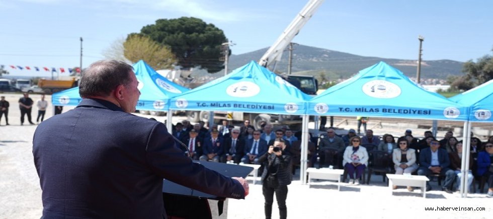 Fen İşleri Müdürlüğü Binasının Temeli Atıldı