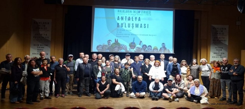 Halkların İklim Zirvesi Antalya Meclisi İlk Buluşmasını Gerçekleştirdi
