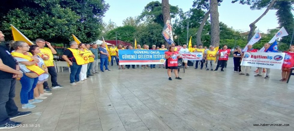 Manisa’nın Turgutlu İlçesindeki Okul Saldırısı Milas’ta Kınandı