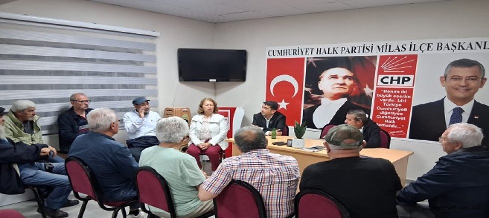 Milas 78'liler, Mutlak Butlan İçin CHP Milas İlçe Yönetimini Ziyaret Etti