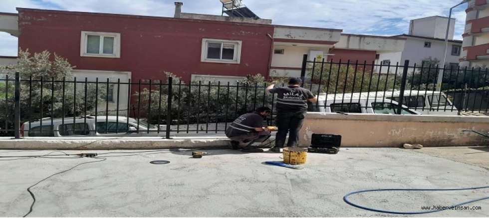 Milas Belediyesi’nden Okullarda Bakım ve Onarım Çalışmaları