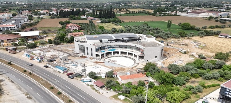 Milas Kültür Merkezi’nin Yüzde 77’si Tamamlandı
