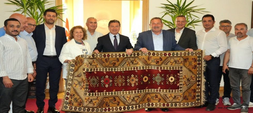 Milas’tan Büyükşehir Belediye Başkanı Ahmet Aras’a Ziyaret