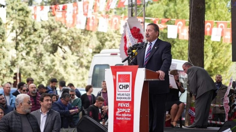 Milas Belediye Başkan Adayı Fevzi Topuz’un, Seçim Bürosu Açıldı