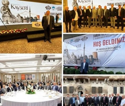 Milas Belediye Başkanı Topuz, Kayseri'de Düzenlenen Tarihi Kentler Birliği Toplantısına Katıldı  