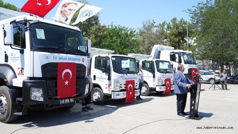 Milas Belediyesi Araç Filosuna Yeni Takviye