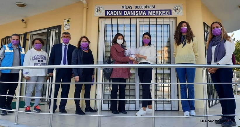 Milas Kadın Dayanışmasından, Milas Belediyesi Kadın Danışma Merkezine Ziyaret…
