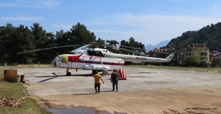 Muğla’da İlk Yangın Helikopteri Marmaris’te Göreve Başladı