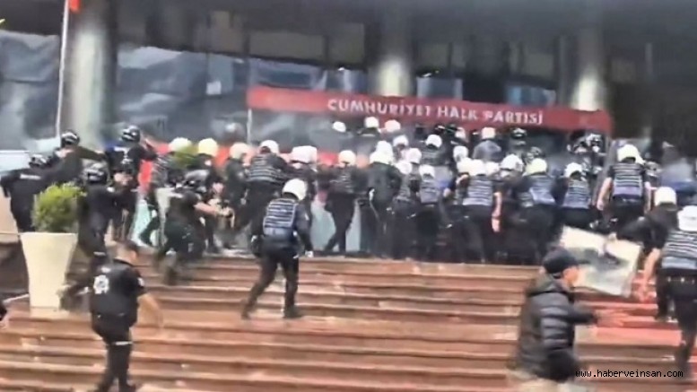 Polisin CHP Genel Merkezine Zorla Girmesine, DEM Parti ve Yeşil Sol Partiden Tepkiler