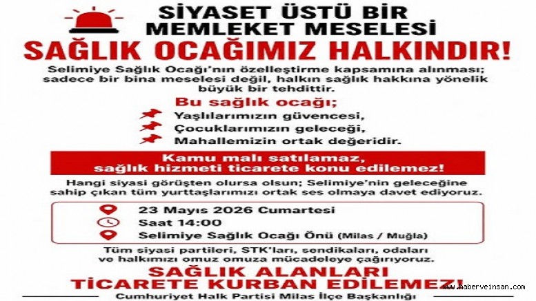 “Sağlık Ocağımız Halkındır!”
