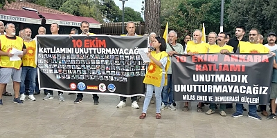 10 Ekim Katliamını Unutmayacağız, Unutturmayacağız!
