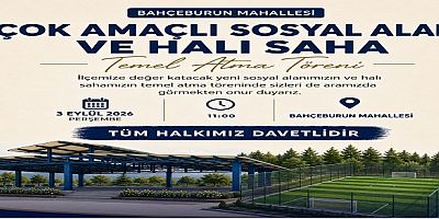  Bahçeburun’a Çok Amaçlı Sosyal Alan ve Halı Saha