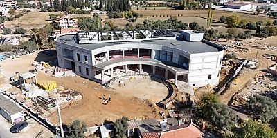 Büyükşehir Milas Kültür Merkezi İnşaatı, İlerliyor