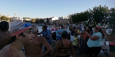 DATÇA’DA YASAKLARIN GÖLGESİNDE, BARIŞA KULAÇ ATILDI...