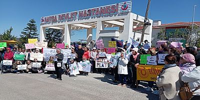 Datça Devlet Hastanesindeki Mobbing Olayları Protesto Edildi