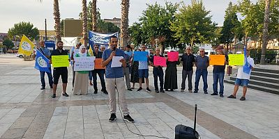 DEM PARTİ Milas İlçe Örgütü, Hakkâri Belediyesi Eşbaşkanının Görevden Alınmasını Protesto etti