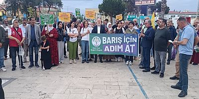 DEM Parti Milas İlçe Örgütünden, “Barış İçin Adım At” Yürüyüşü