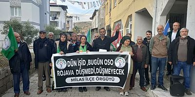 DEM Parti Milas İlçe Örgütünün Suriye Açıklaması