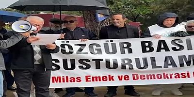 Emek ve Demokrasi Güçleri Milas’ta, “Özgür Basın Susturulamaz