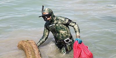 Güvercinlik’te Deniz Dibi Temizliği