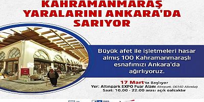 Kahramanmaraşlı Esnaflar Yaralarını Başkentte Sarıyor: Ankara’da Kahramanmaraş Dayanışma Günleri