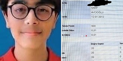 LGS'de Milas'tan Sarp Avcıoğlu, 500 Tam Puanla Birinciler Arasında Yer Aldı!