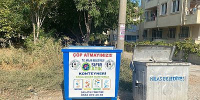 Milas Belediyesi’nden Geri Dönüşüm Çalışması