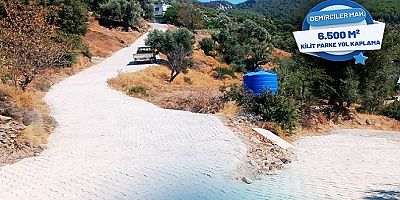 Milas Belediyesi’nden Mahallelerde Parke Kaplama Çalışmaları