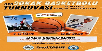 Milas Belediyesinden, Sokak Basketbolu Turnuvası