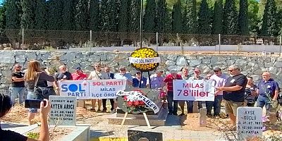 Milas Devrimci Gençliğin Önder İsmi Hakan Çeşmeli, Mezarı Başında Anıldı 