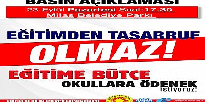 Milas Eğitim - Sen'den Salgın Hastalıklar Uyarısı ve Basın Açıklamasına Çağrı