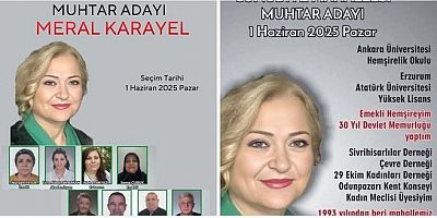 Milaslı Emekli Hemşire, Odunpazarı Cunudiye Mahallesi Muhtar Adayı