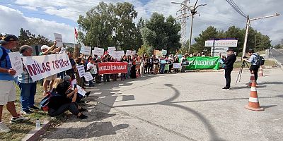 Muğla Adalet Kervanının Yürüyüşü, Yeniköy Termik Santralı Önünde Yapılan Açıklamayla Sona Erdi