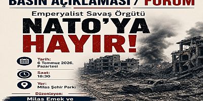 “NATO’ya Hayır!” Basın Açıklamasına Davet!