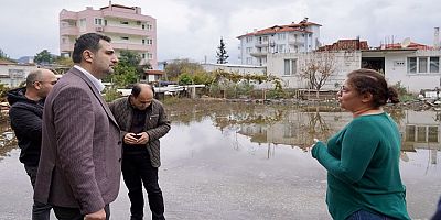 Ortaca Belediyesinin  Yağmur Sonrası Çalışmaları