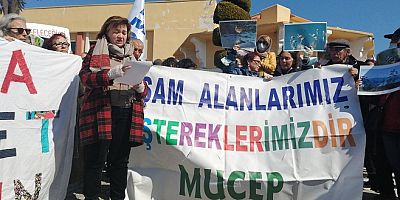 TMMOB VE MUÇEP Üyelerinden, Ağaoğlu Turizm Projesine Karşı Milas Belediyesi Önünde Açıklama