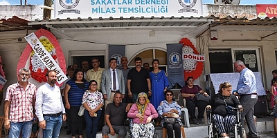 Türkiye Sakatlar Derneği Milas Şubesinin Yeni Bürosu Açıldı