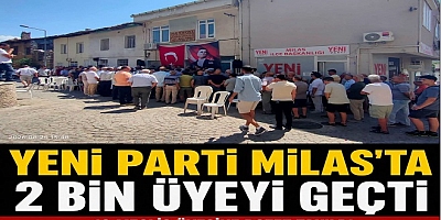Yeni Parti Milas’ta, Coşkulu Açılış ve Rozet Takma Töreni
