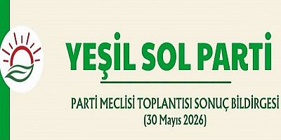 Yeşil Sol Parti PM toplantısı sonuç bildirgesi:  “Demokrasi Koalisyonunu Kurmak, Sol Odağı Büyütmek”